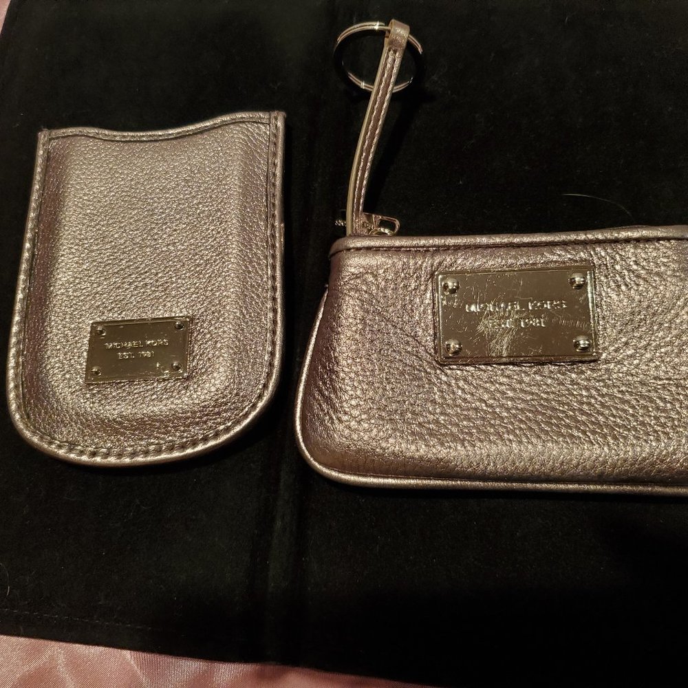 Michael Kors keychain and credit card/ID case